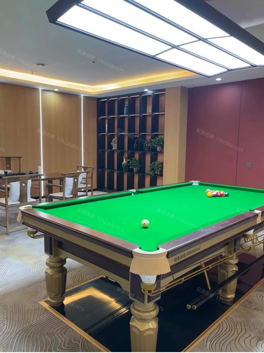 Qiao's table ball table gold and silver -leg steel warehouse Chinese black eight standard household business full -scale configuration manufacturers direct selling
