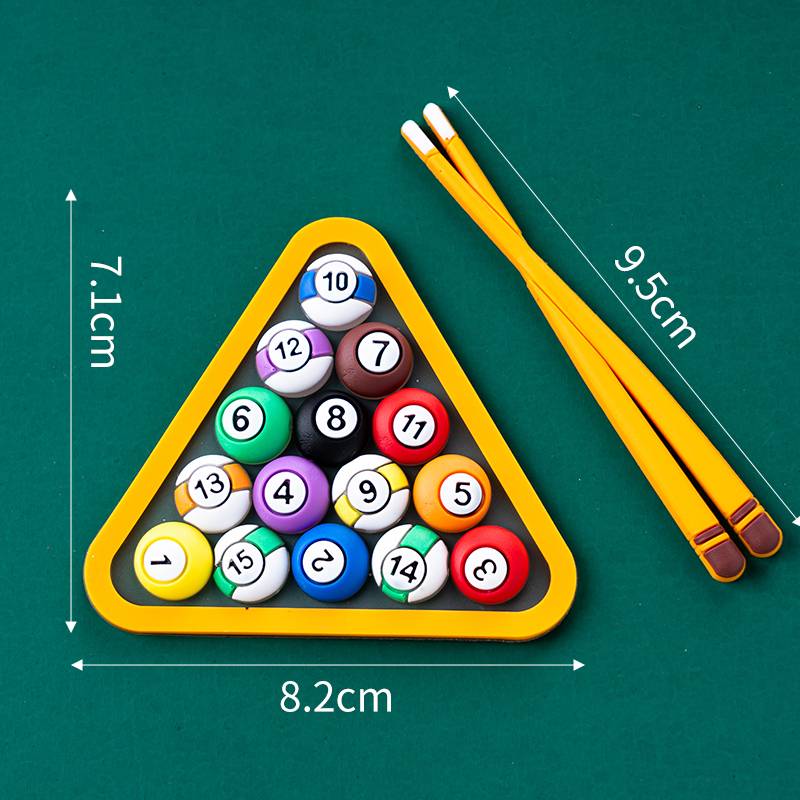 Ten sets of soft rubber billiards