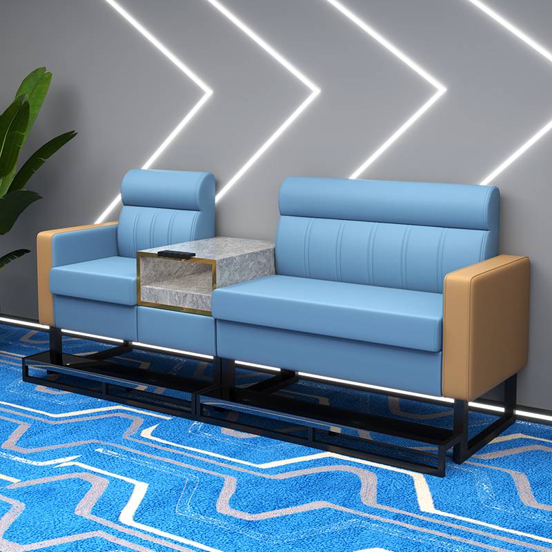 Light blue-light brown high-end three-person version