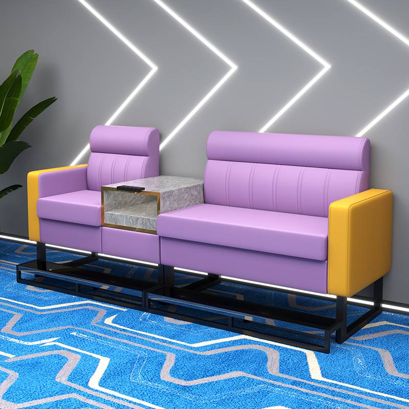 Purple-yellow high-end three-person version