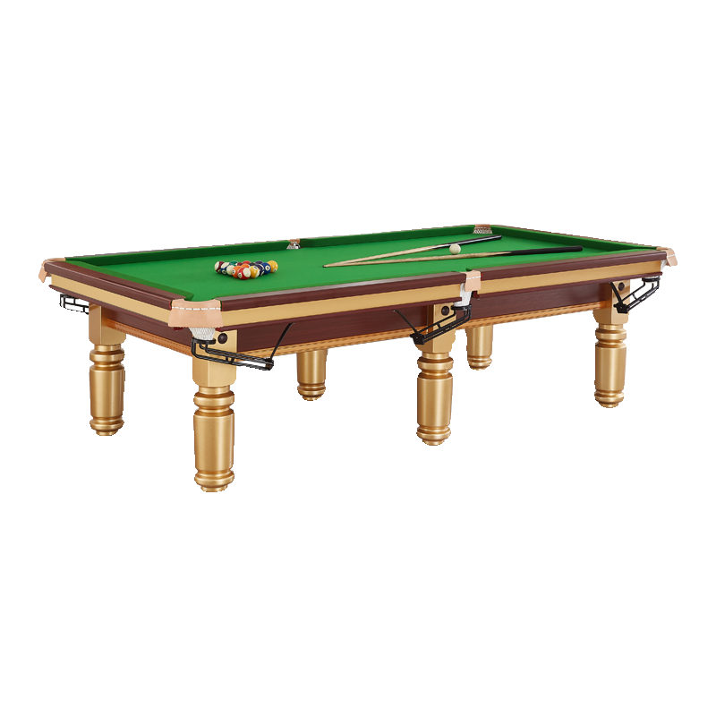 Billiards desk household standard -type adult indoor multi -function ping -noodle wooden library commercial Chinese black eight tabletop table