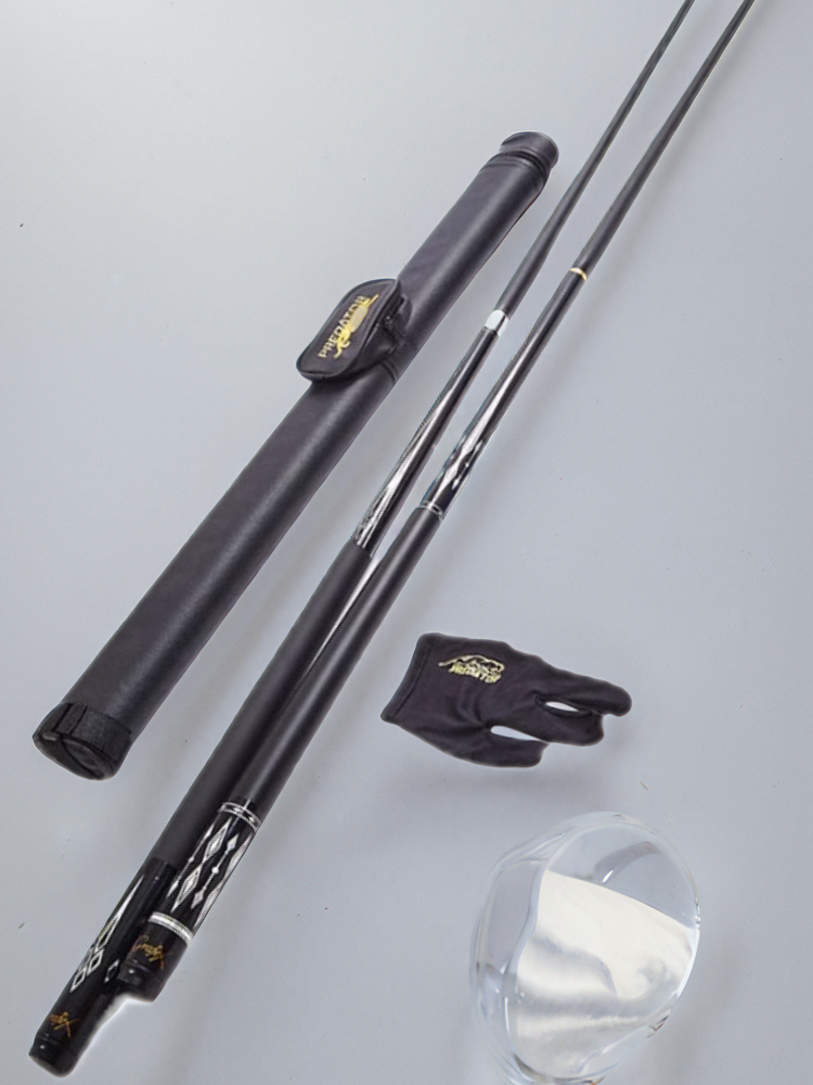 Carbon table club small head black technology Chinese black eight club table club small header big head pole major set