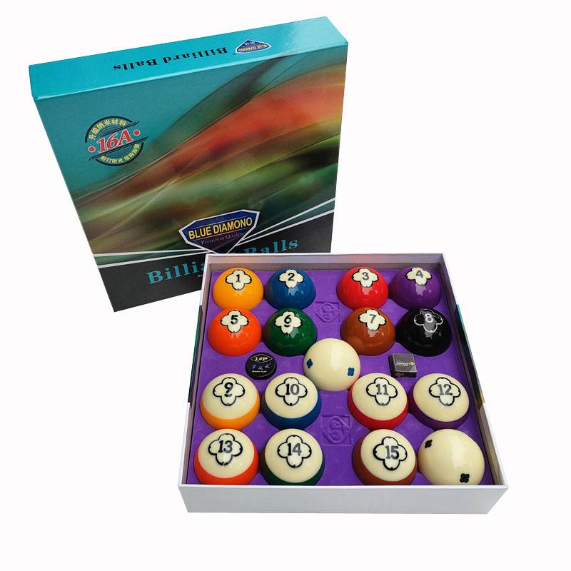 Domestic Agile Kang Four -Leaf Grass Large Midbar Bridge Resin Crystal Ball Black Eight Standard Large Ball 5.72