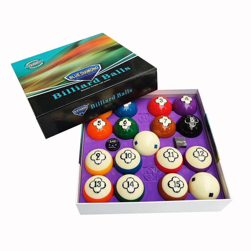 Domestic Agile Kang Four -Leaf Grass Large Midbar Bridge Resin Crystal Ball Black Eight Standard Large Ball 5.72