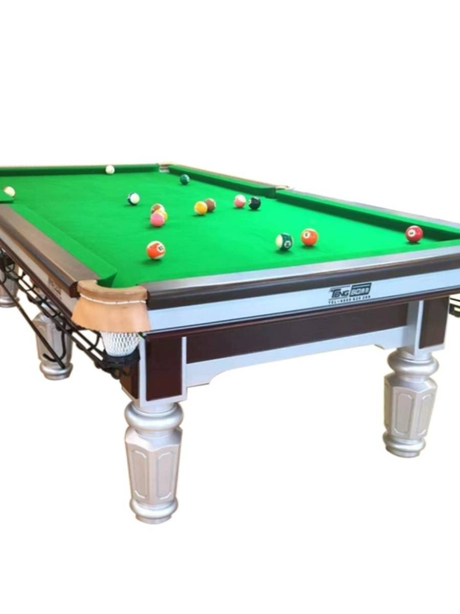 Zhejiang Taiwan Ball Table Standard American Black Black Eighth Commercial British Snooker Steel Library Flower Nine -ball Household Channel