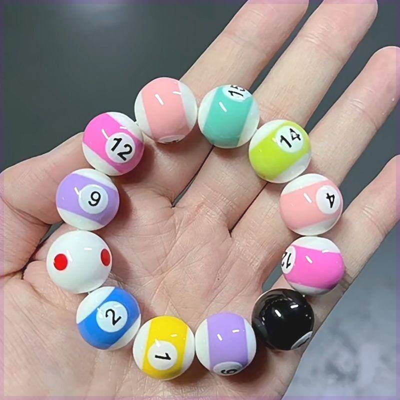 DIY Eight Billiards Nine Ball Handbal Bracelet Yayli Board Board Male and Women Couple Students Fashion Gifts