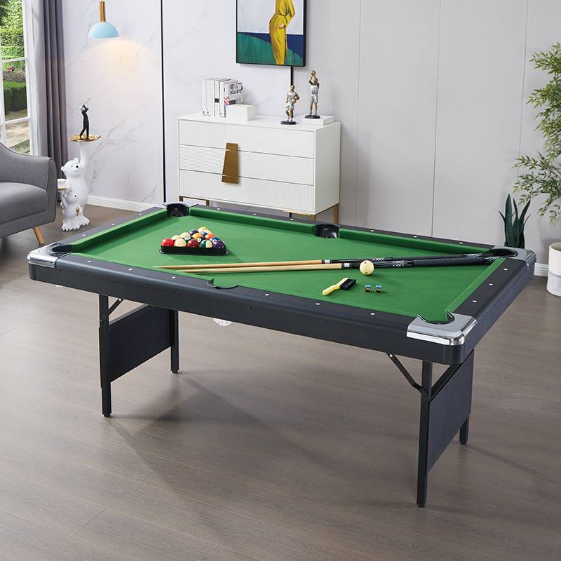 Folding home table ball table Standard table tennis tablet table indoor children's ball case small American black eight adult platform