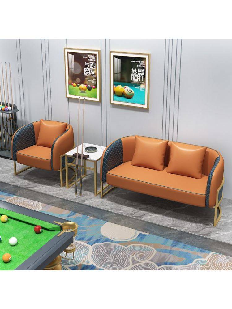 The chair and billiard hall dedicated light luxury high -end billiard sofa watch the billiard room Nordic Taiwan ball sofa