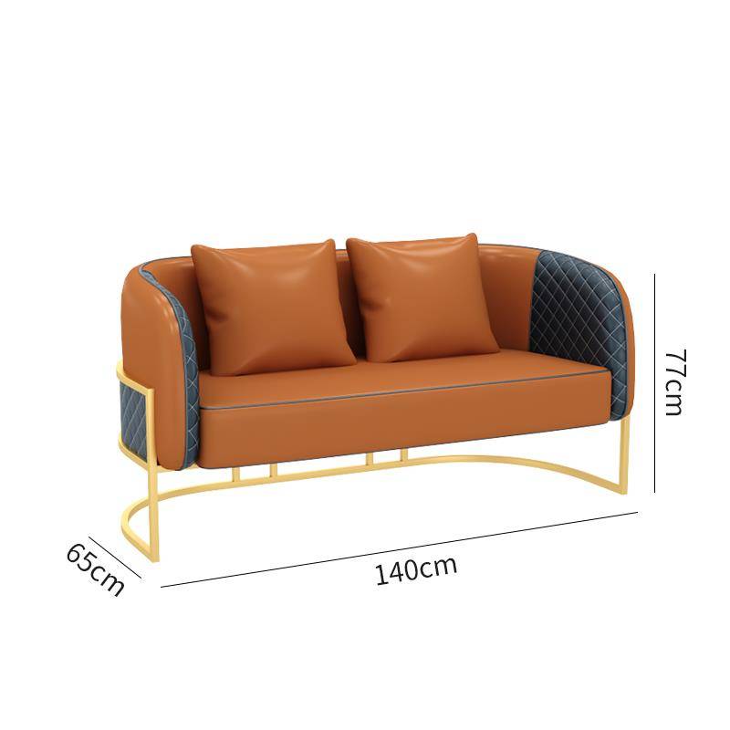 Double sofa orange