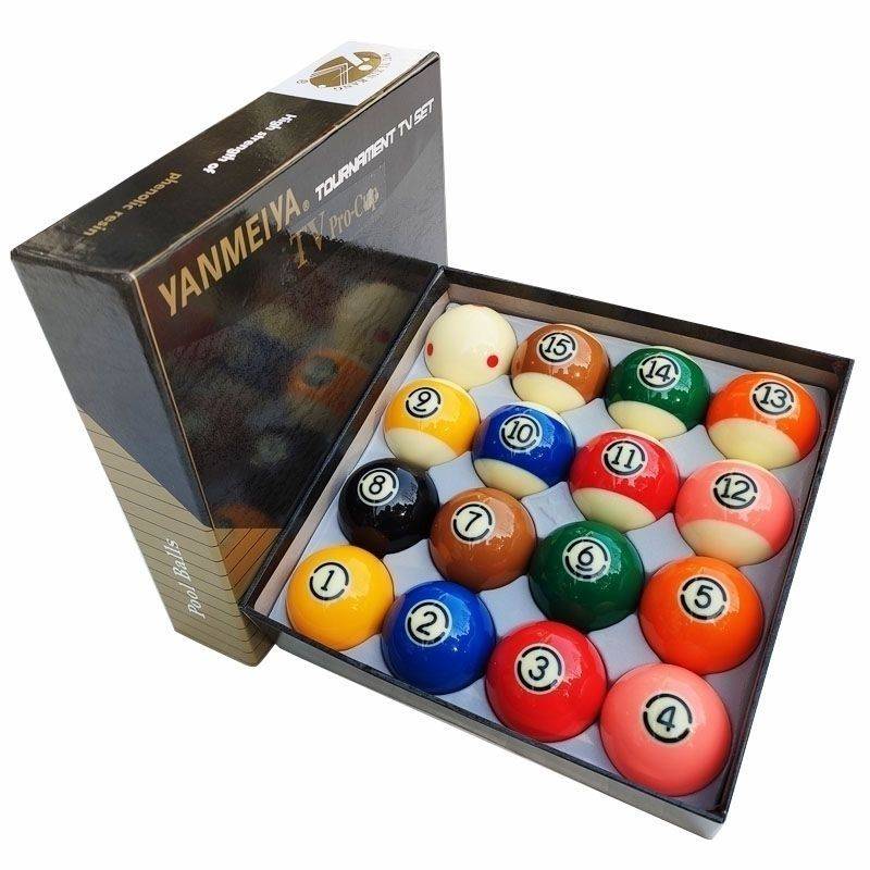 Black Eight Crystal Pill Balls American Sixteen Color Table Club Snooker Ball Standard Large Billiards Products