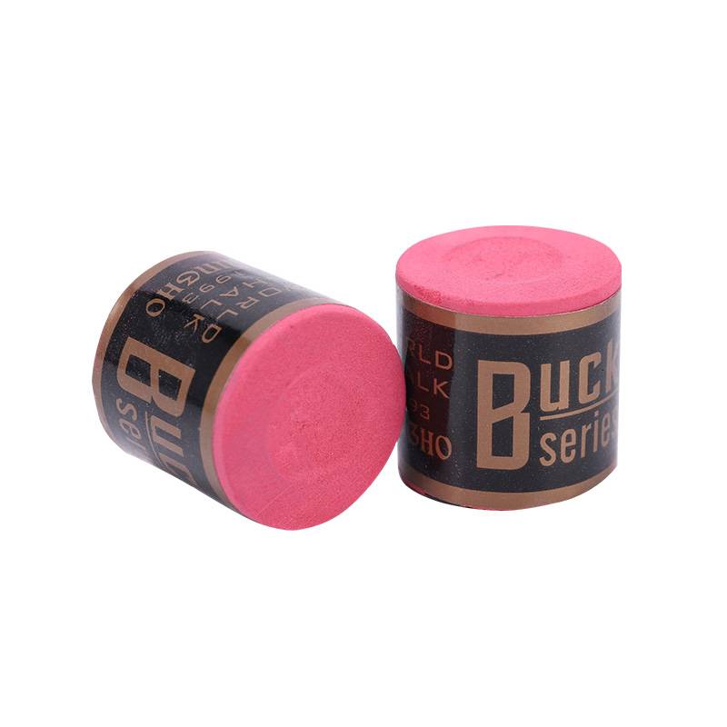 Buck billiards chocolate powder American black 8 race nine -pointed club round ingenious pink pink superstition round pillar rubbing powder