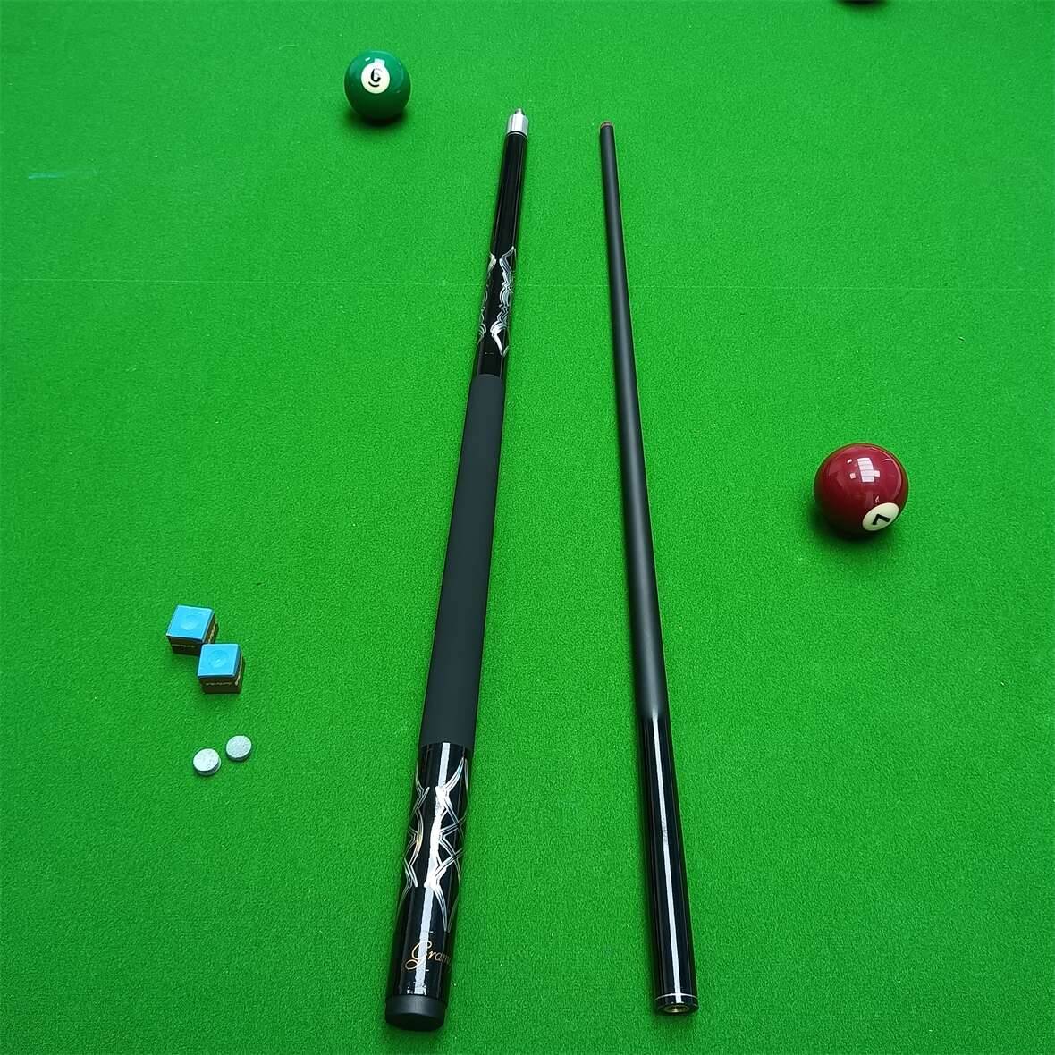 Carbon silver black single pole (middle head)