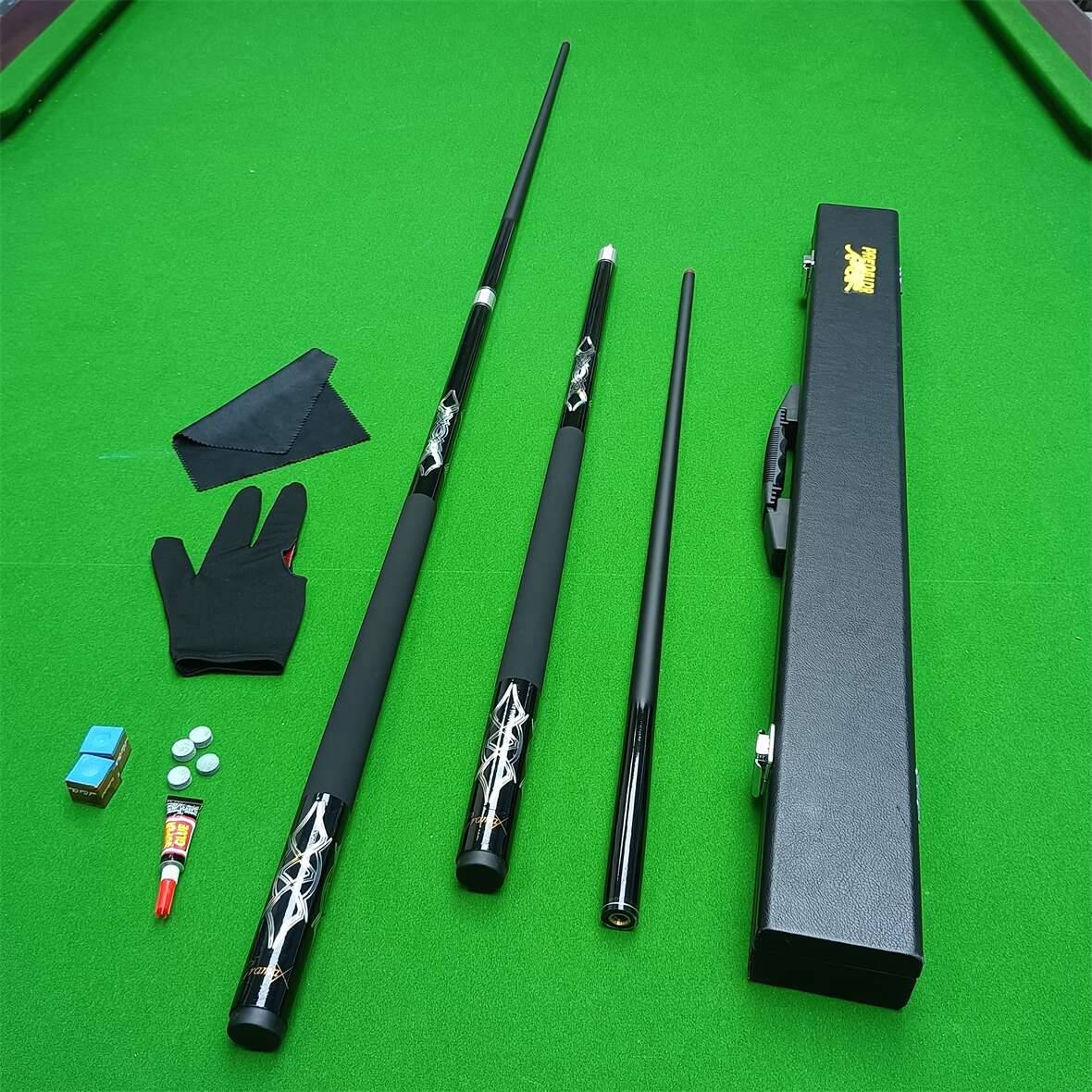 Carbon silver black single pole+pole box (middle head)