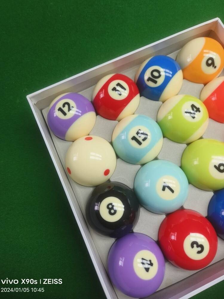 American Sixteen Clear Black Eight Crystal Pills Ball Snorplay Snooker Standard Large Billiards Products
