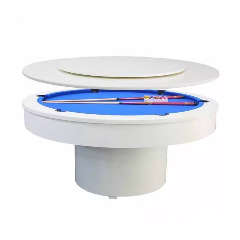 Bar KTV Bolk Museum uses the American Black Black Table Standard Household Circular Tableto Adult Two -in -one