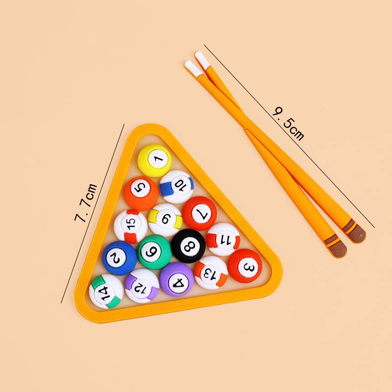 5 sets of soft rubber billiards