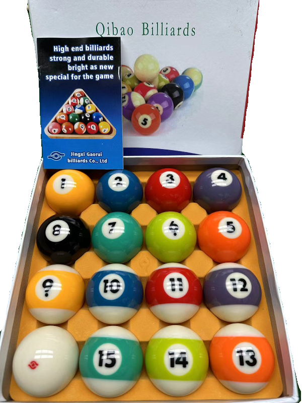 Black Eight Crystal Pill Balls American Sixteen Color Table Club Snooker Ball Standard Large Billiards Products Free Shipping