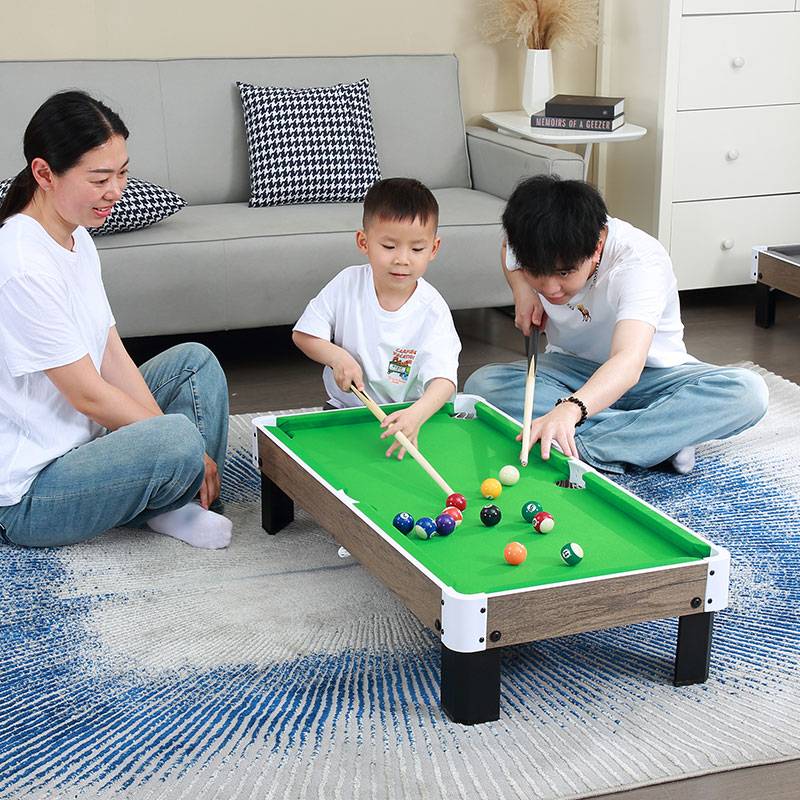 Mini Home U.S. Children's Taiwan Ball table Large 91cm billiard table Timetable 3-8-year-old puzzle toy