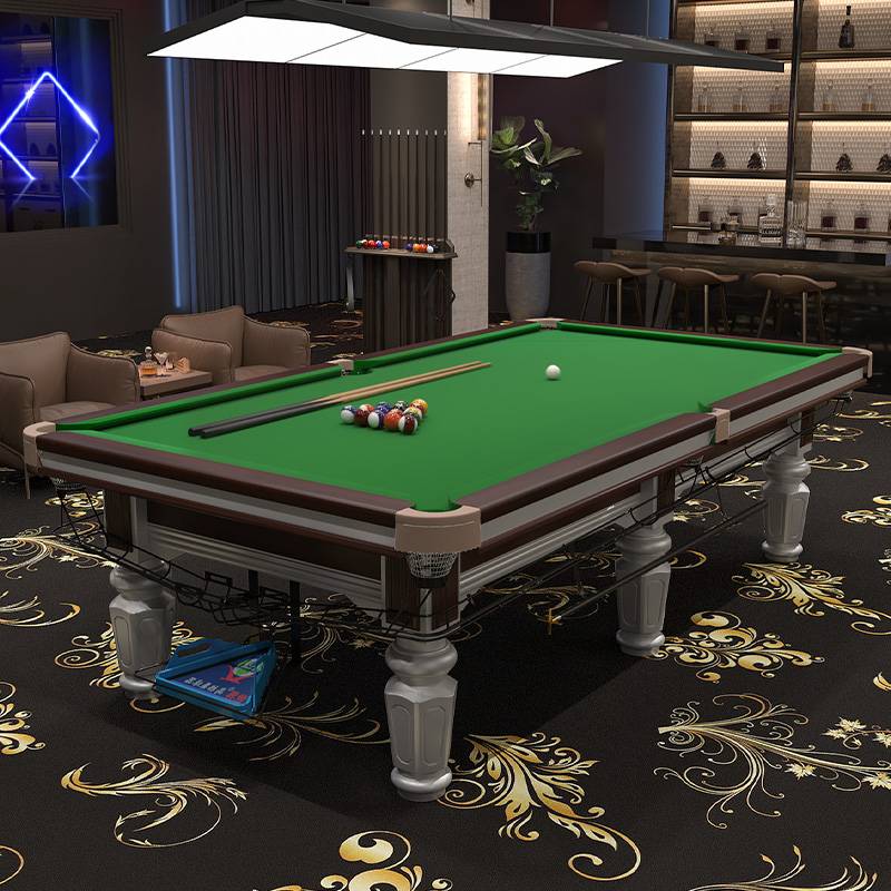 Standard billiard table commercial marble platform ball table tennis two -in -one family uses American black eight tabletop table