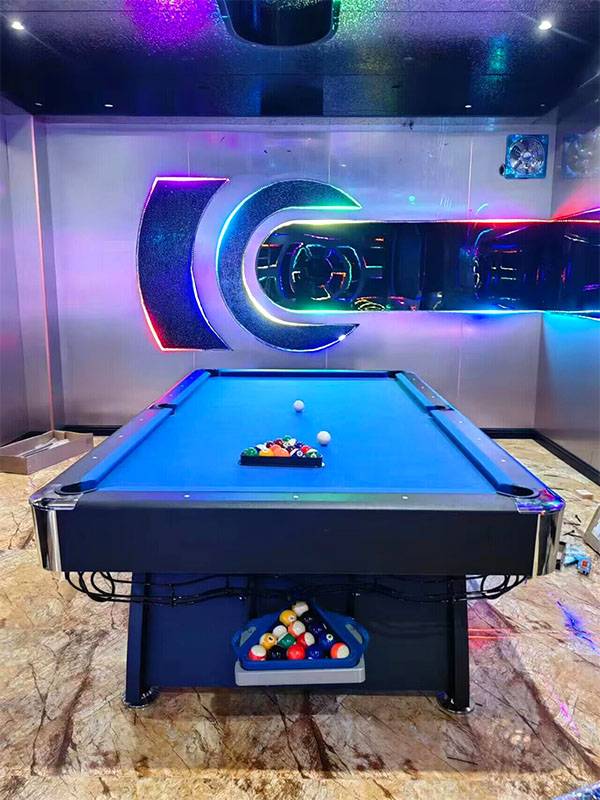Billiards table Furnishing Standard American Black 8 Adult Room Channel Multifunction Table Tennis Table Tennis Two -in