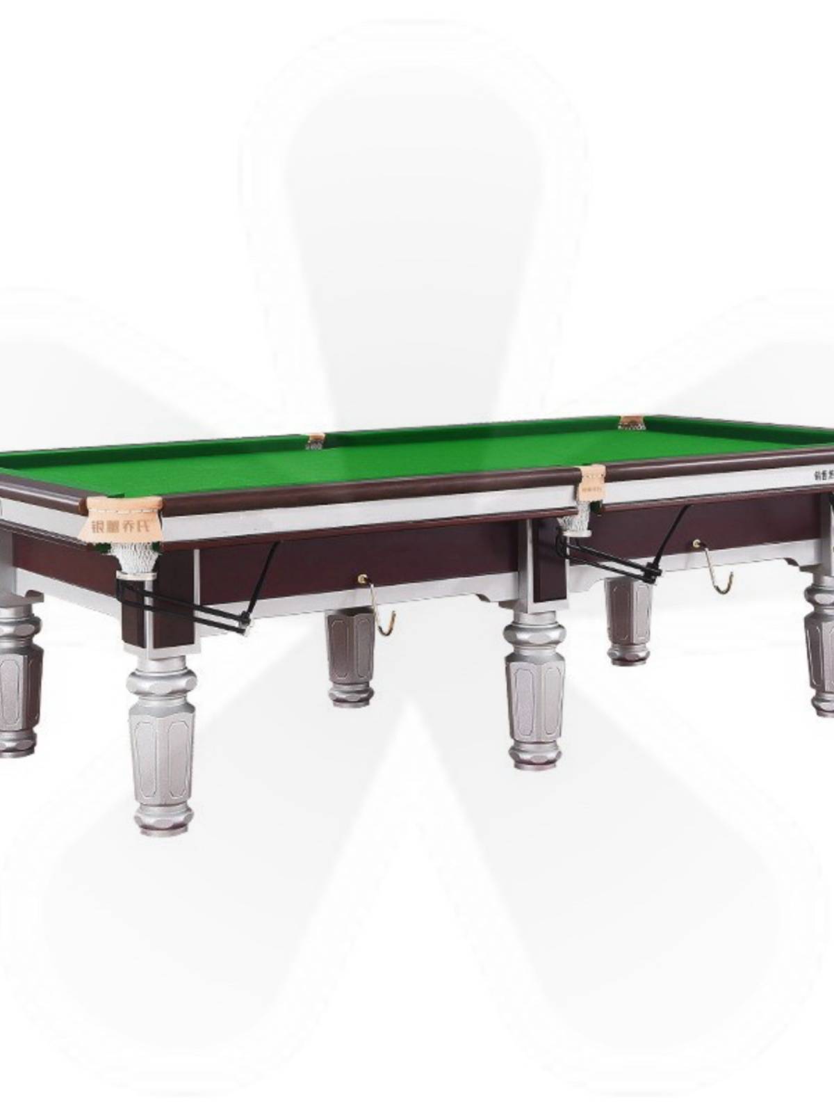 The full set of Qiao's Table balls is equipped with bag installation of black eight -Chinese -style eight -ball silver -legged steel warehouse commercial balls