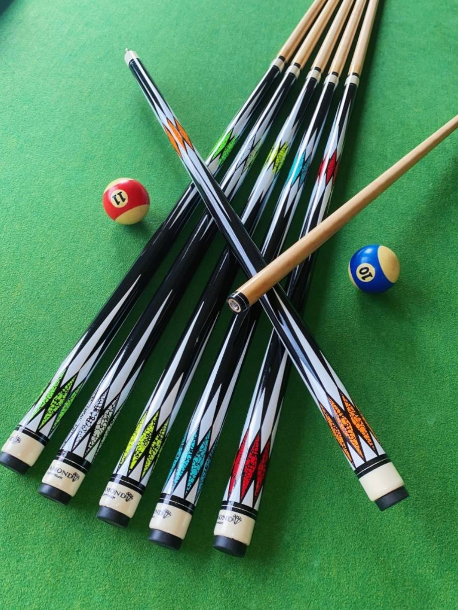 The tabletop American diamond table club nine club 13mm head double -knot club club ball room membership pole