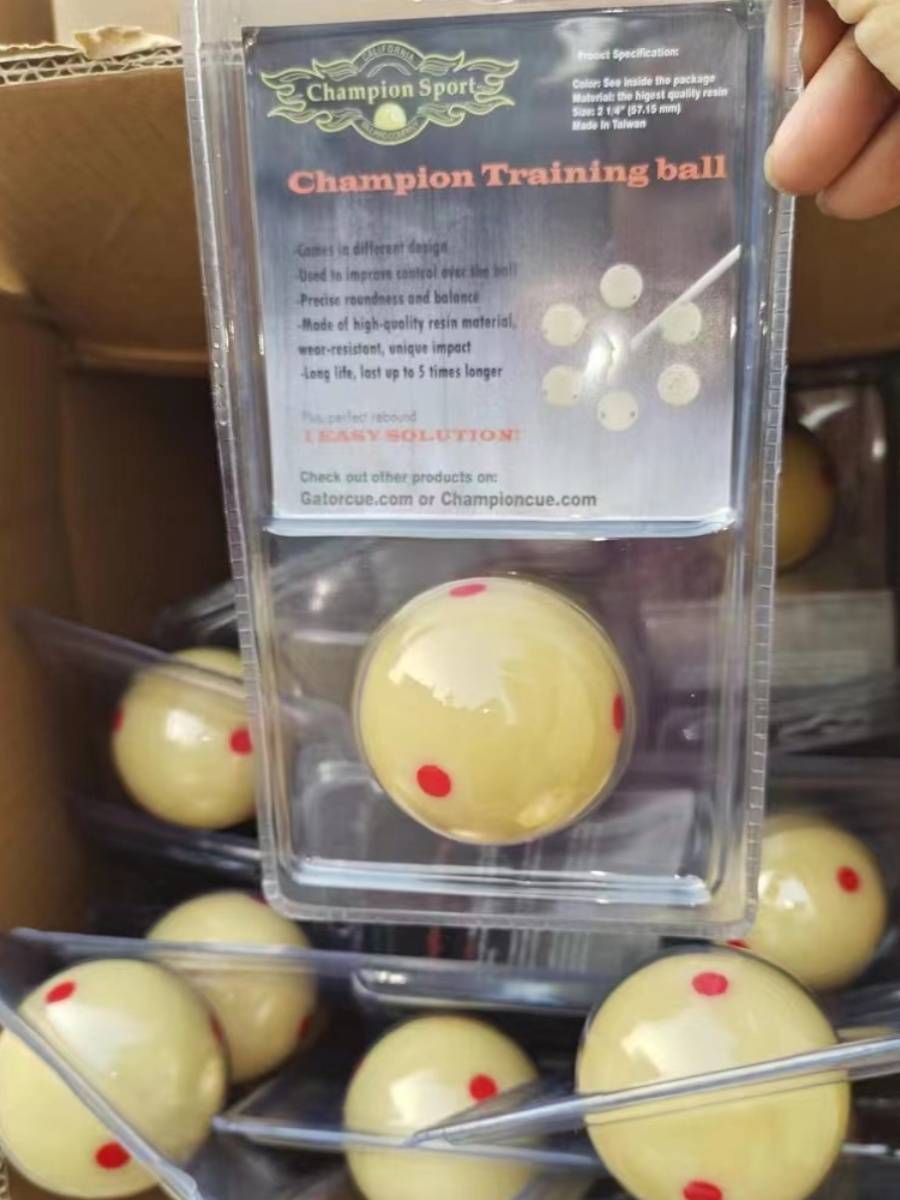 Mother Ball Resin Crystal Crystal Ball Standard Large Black Eight Red Dot Blue Dot Snooker Tablet Training White Ball