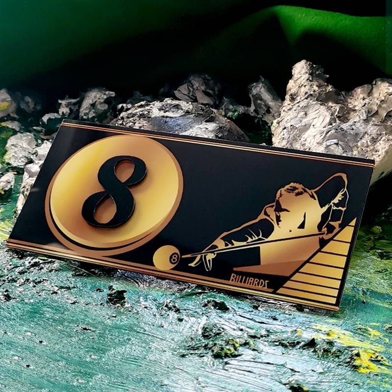 Billiards table number plate prompt, the ball lamp accessories, the billiards of the bill, the liberal lobe hall room light card decoration supplies