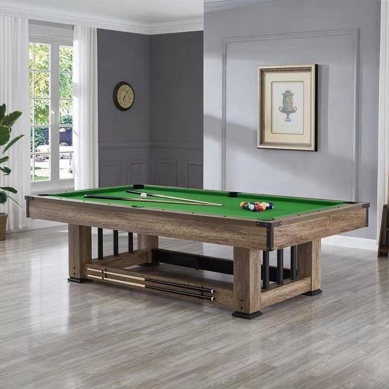 Billiards desk household standard type adult American black eight multi -function tri -in -one table tennis indoor billiard table manufacturers