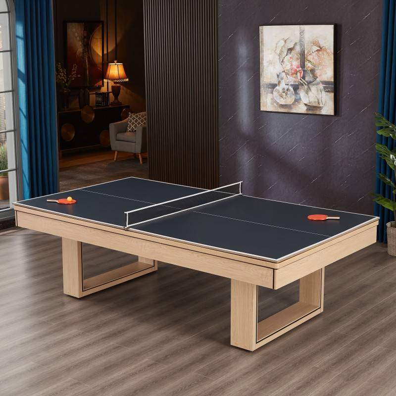 Billiards desk household standard -type American billiards three -in -one adult Black Bado multi -function Taiwan family table tennis room