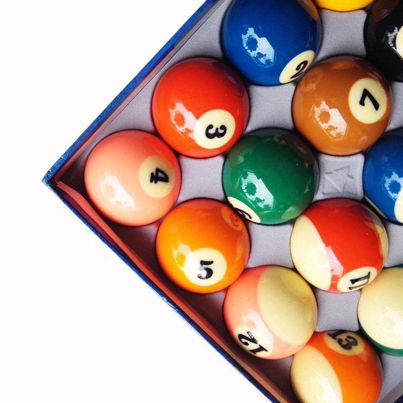 Xinkang 8A Crystal TV Battle Blockbat Tibetan 16 Colorful Black 8 Belief Sub -Ball Standard Large Billiards