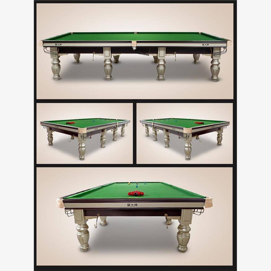 Star Brand 106 Snooker Table Set XW-12S Standard Ball Hall Commercial Taiwan British Ball Power Table Slo table