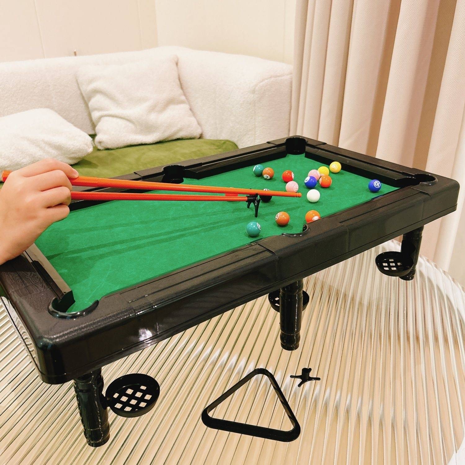 Mini small table ball table household small children's toys large billiard table family interior desktop little boy puzzle