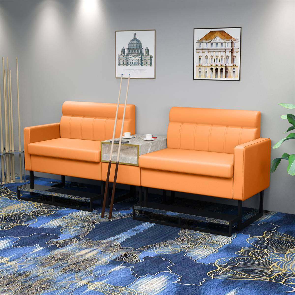 G-four-person-orange color