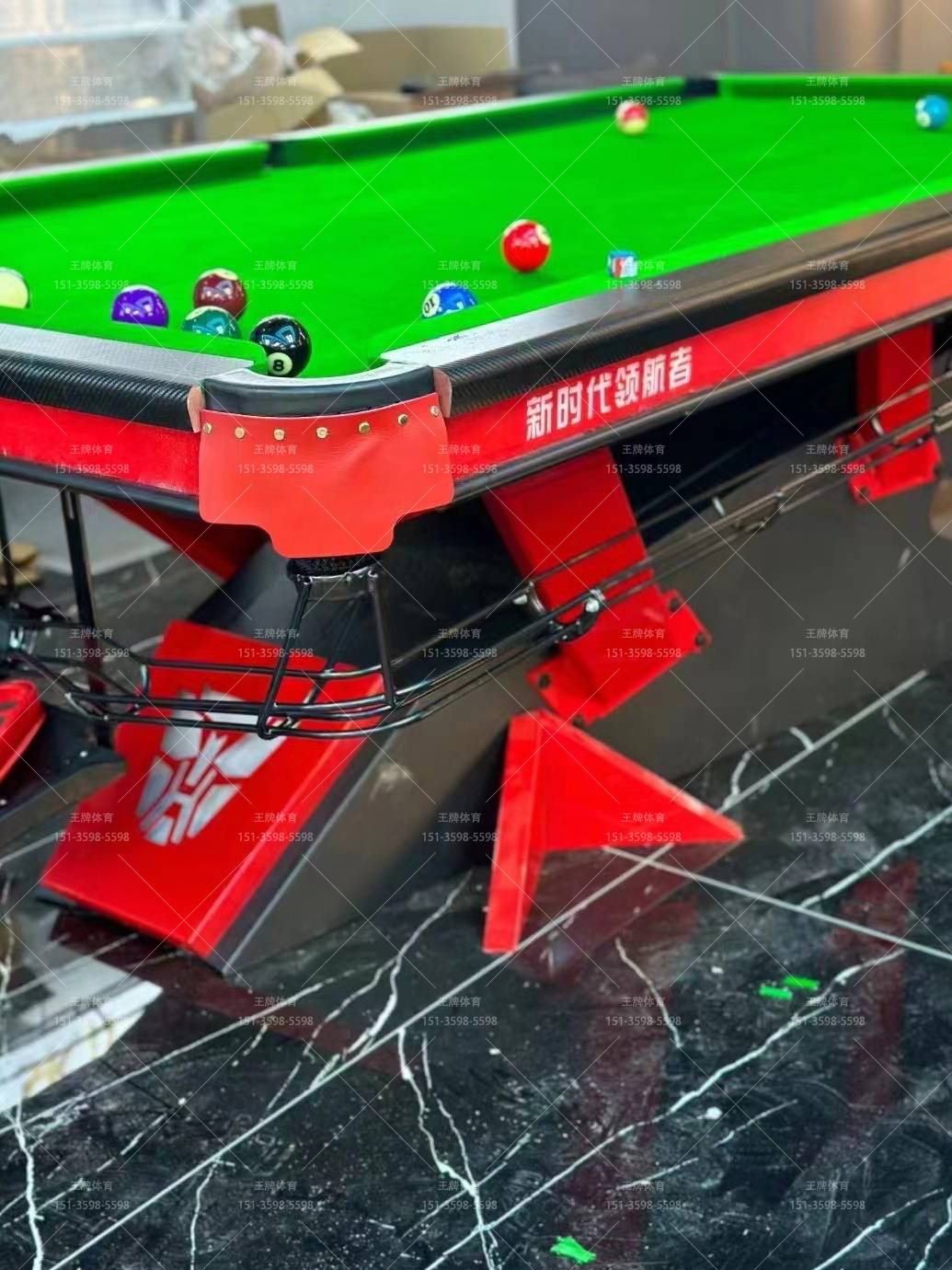 Billiards desk commercial Chinese tooth -style steel frame structure Ball Hall Home Done Dental Class Bluestone Slate high -end dedicated