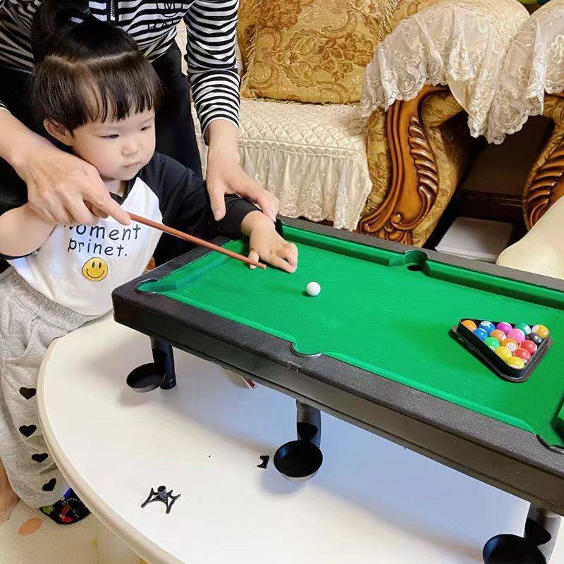 Children's table ball table Large family boy billiard toy family parent -child puzzle room small billiard table mini