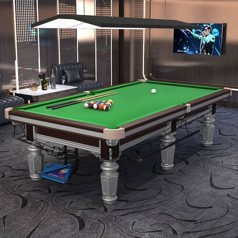 Billiards Table Silver Golden Legs Channel High -end Dedicated Black Eight Adult Jiujiang American New Steel Library Joe Star