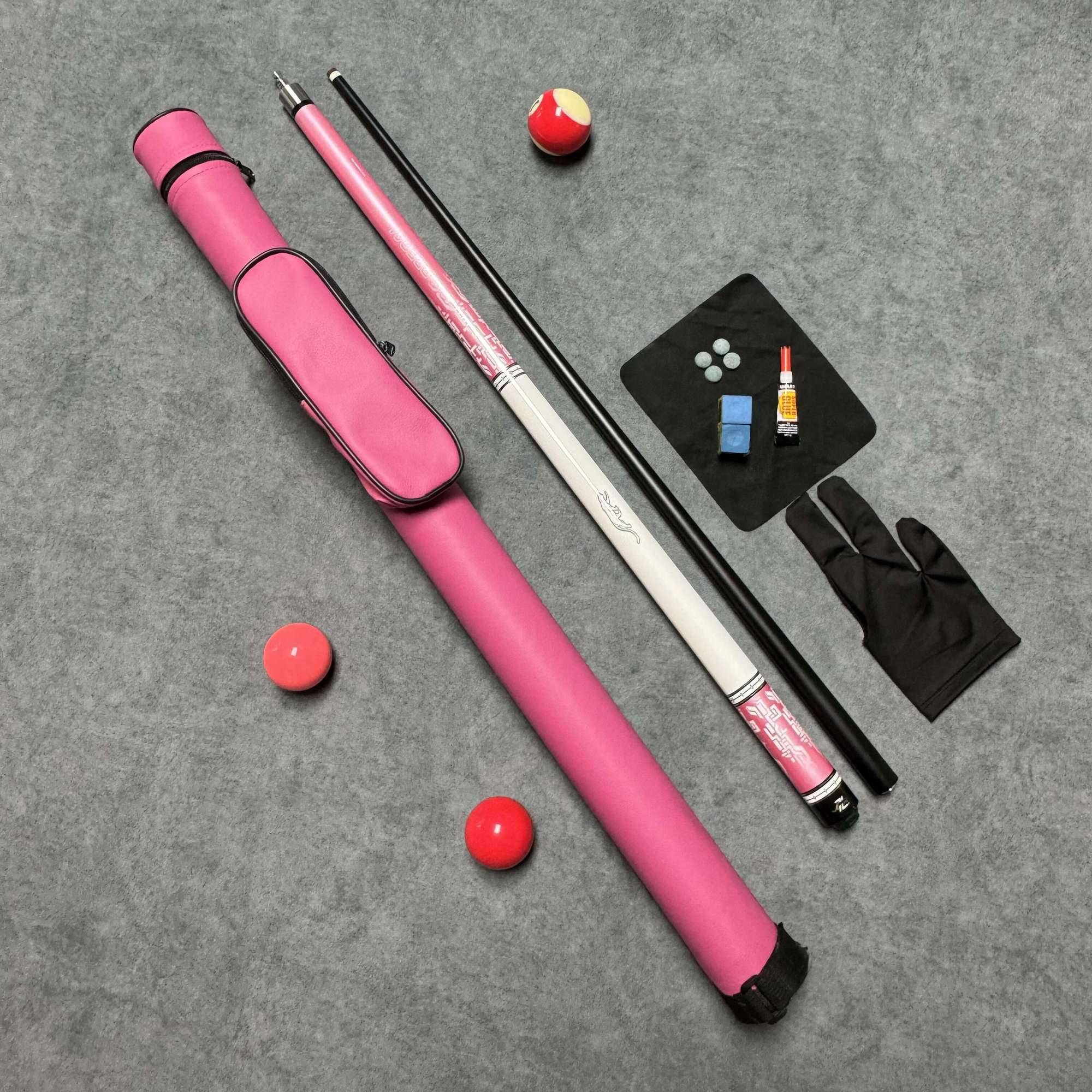 Pink leopard black technology pole barrel (remarks the head in the small head)