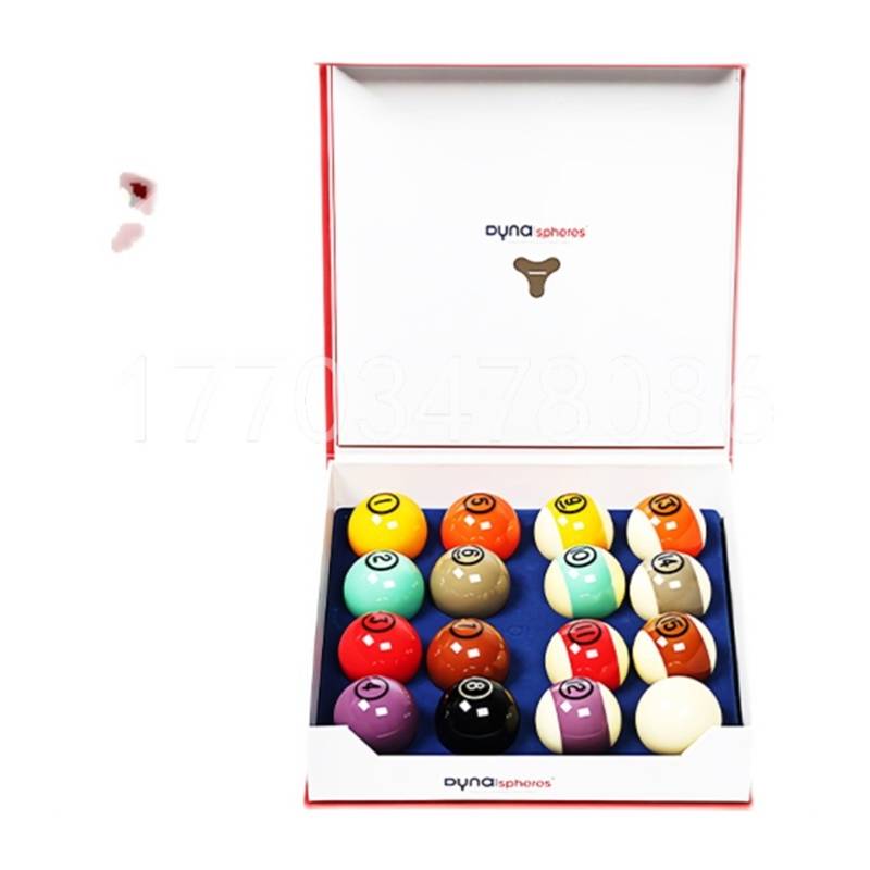 Dyna Denasftai Ball Ball Pymalisa imported crystal ball black eight resin ball national standard 16 color big ball