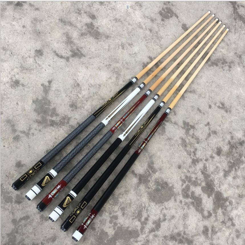 [Big head club] Black eight Chinese -style table club table club double pole maple buns straight American big head pole