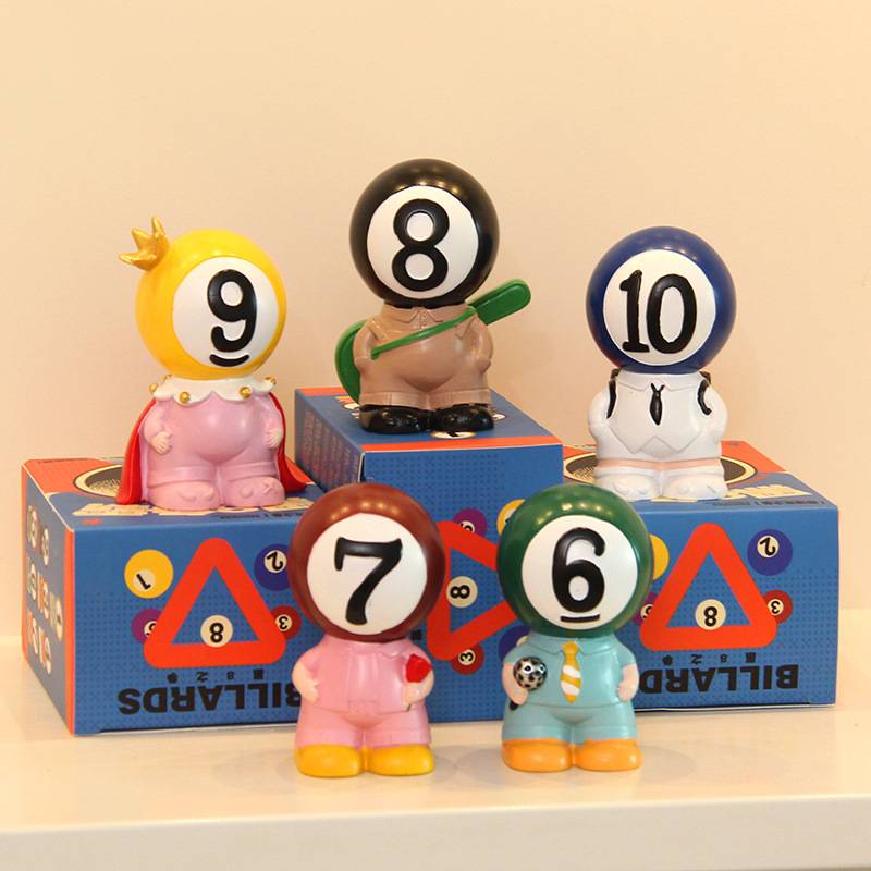 Black Eight Ball Hall Club Decoration Creative Swing Bill Billiard Boys Competition Tanabata Gift Gift to Boyfriend