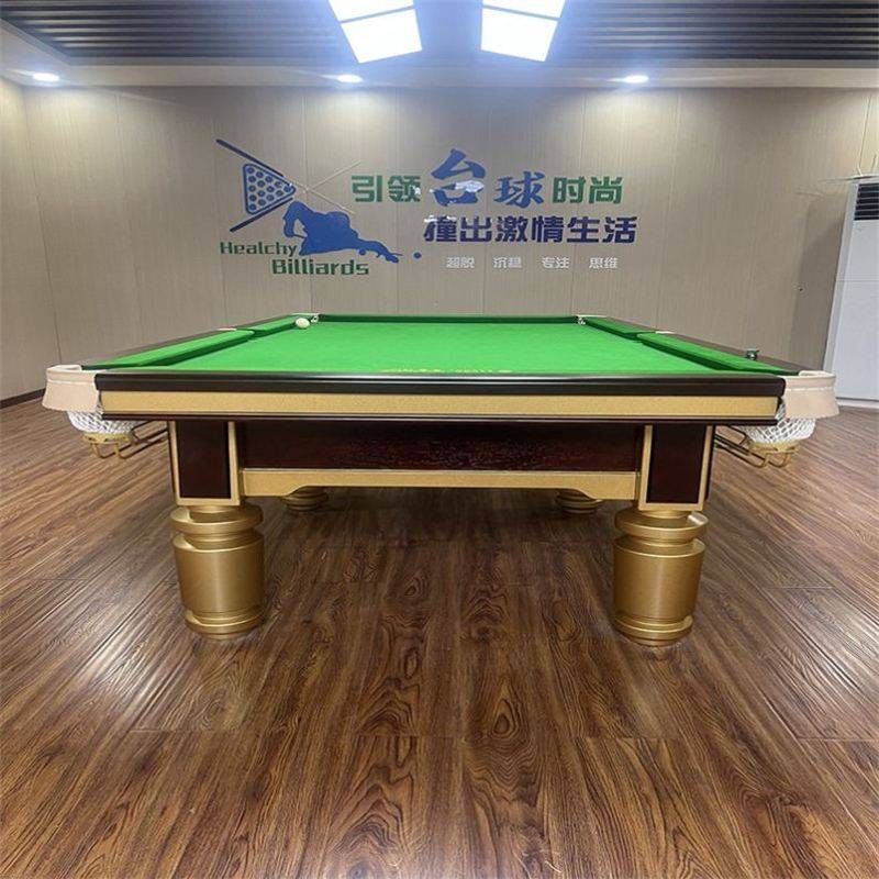 Billiards table Standard Sino -American Adult Family Business Ball Hall's new marble table black eight black table ball steel warehouse