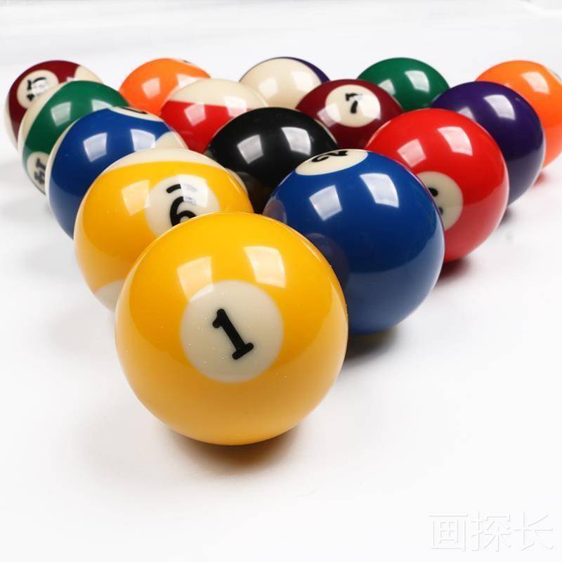 Standard large billiard black eight scattered ball scattered ball matching sixteen color matching table balls single table ball white ball mother ball head