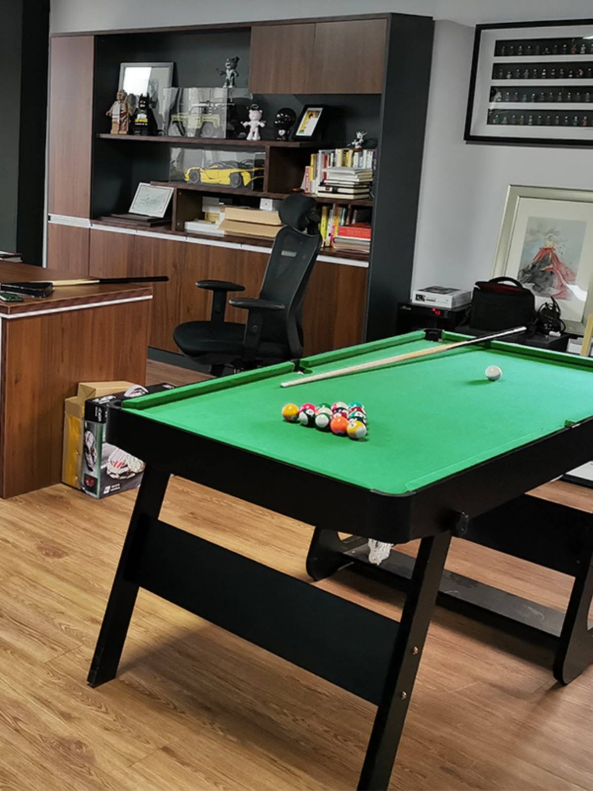 IpoolSport Folding wooden table ball table Household large children's standard American adult Snooker desktop table