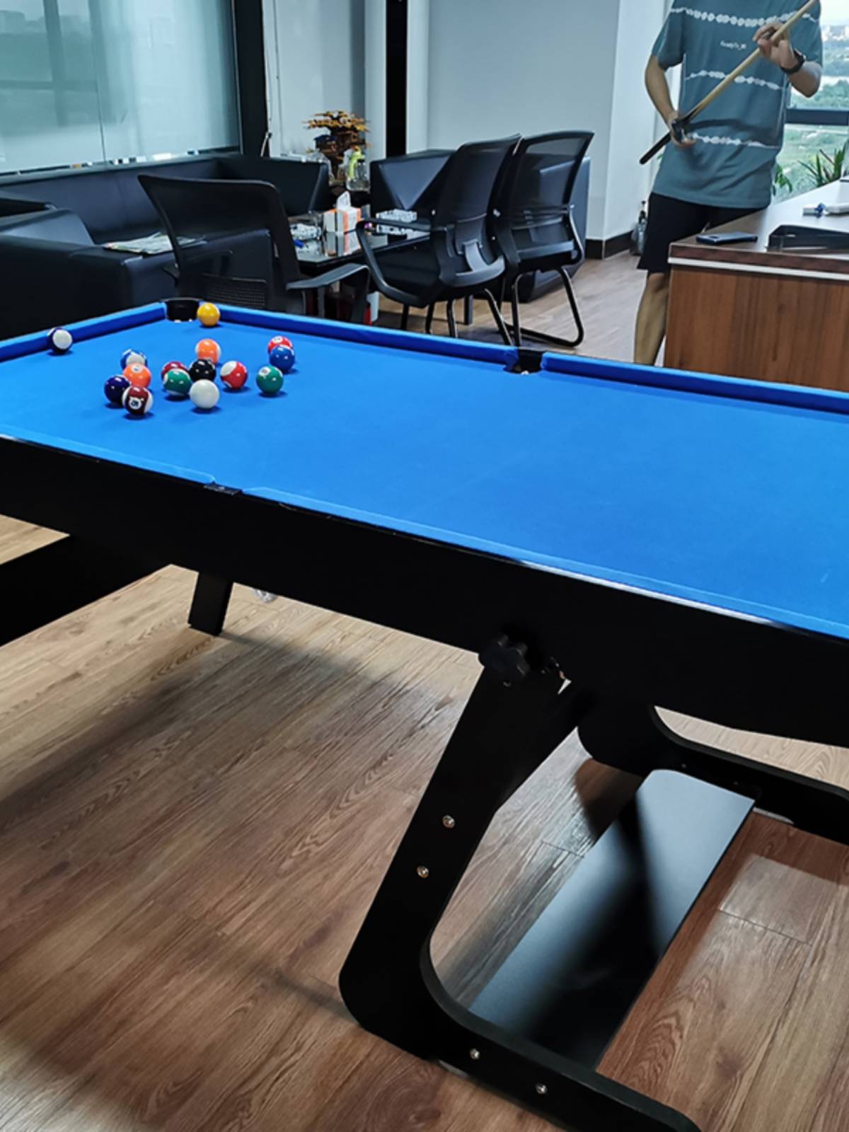 IpoolSport Folding wooden table ball table Household large children's standard American adult Snooker desktop table