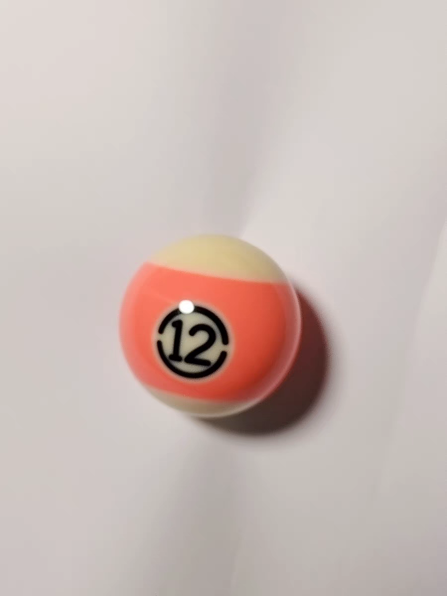 No. 12 large orange powder crystal ball