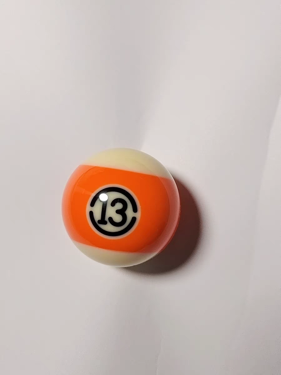 No. 13 large orange crystal ball