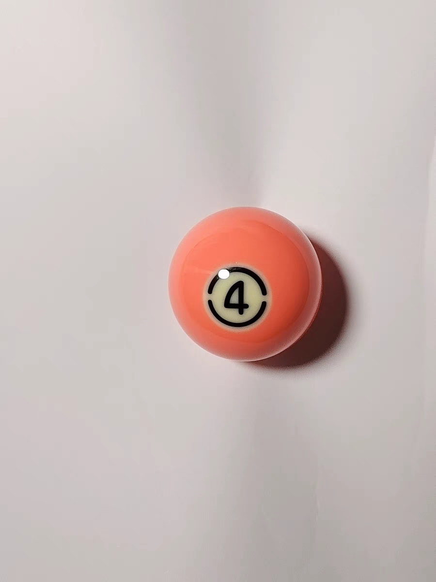 No. 4 large pink crystal ball