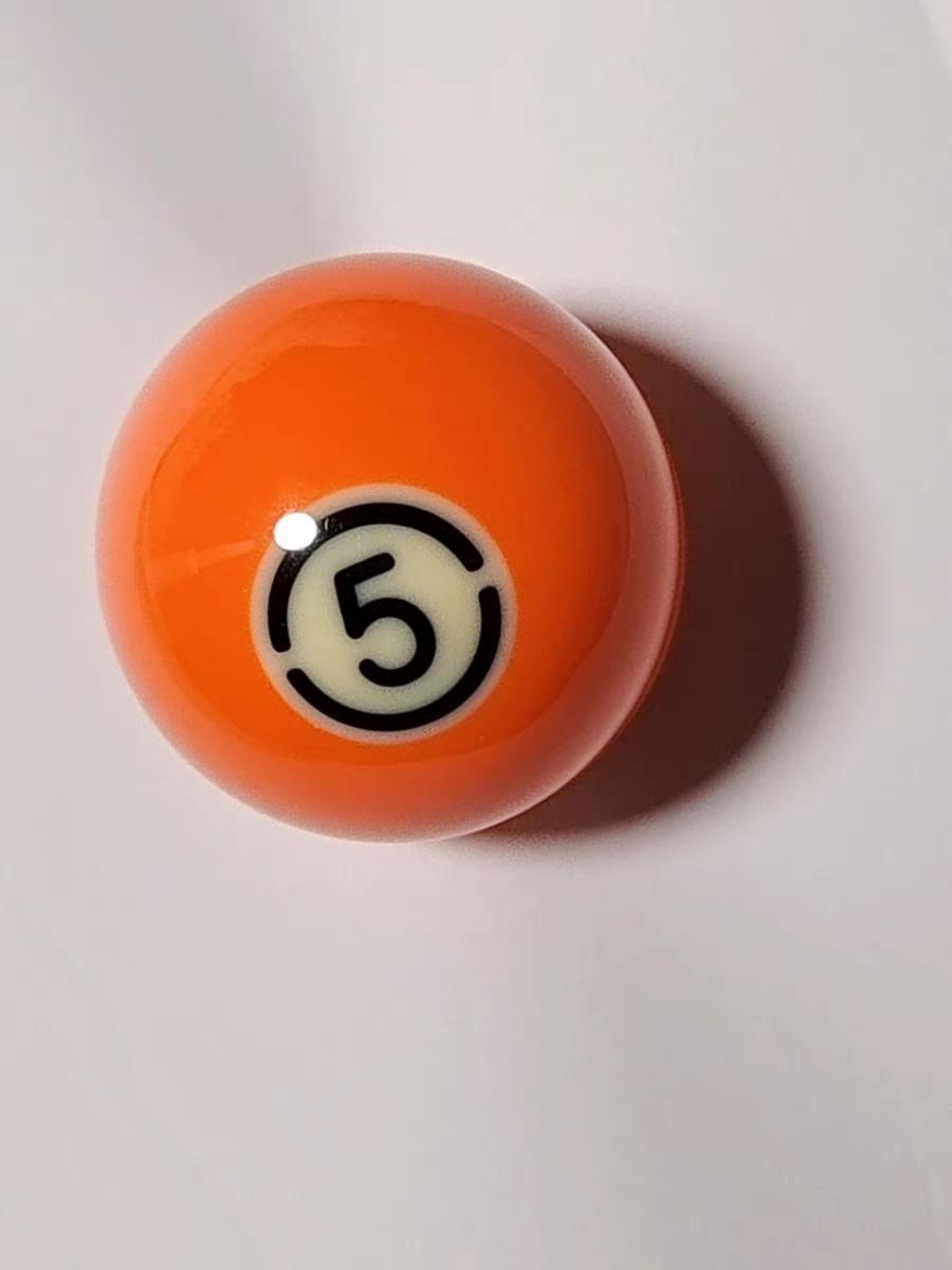 No. 5 large orange crystal ball