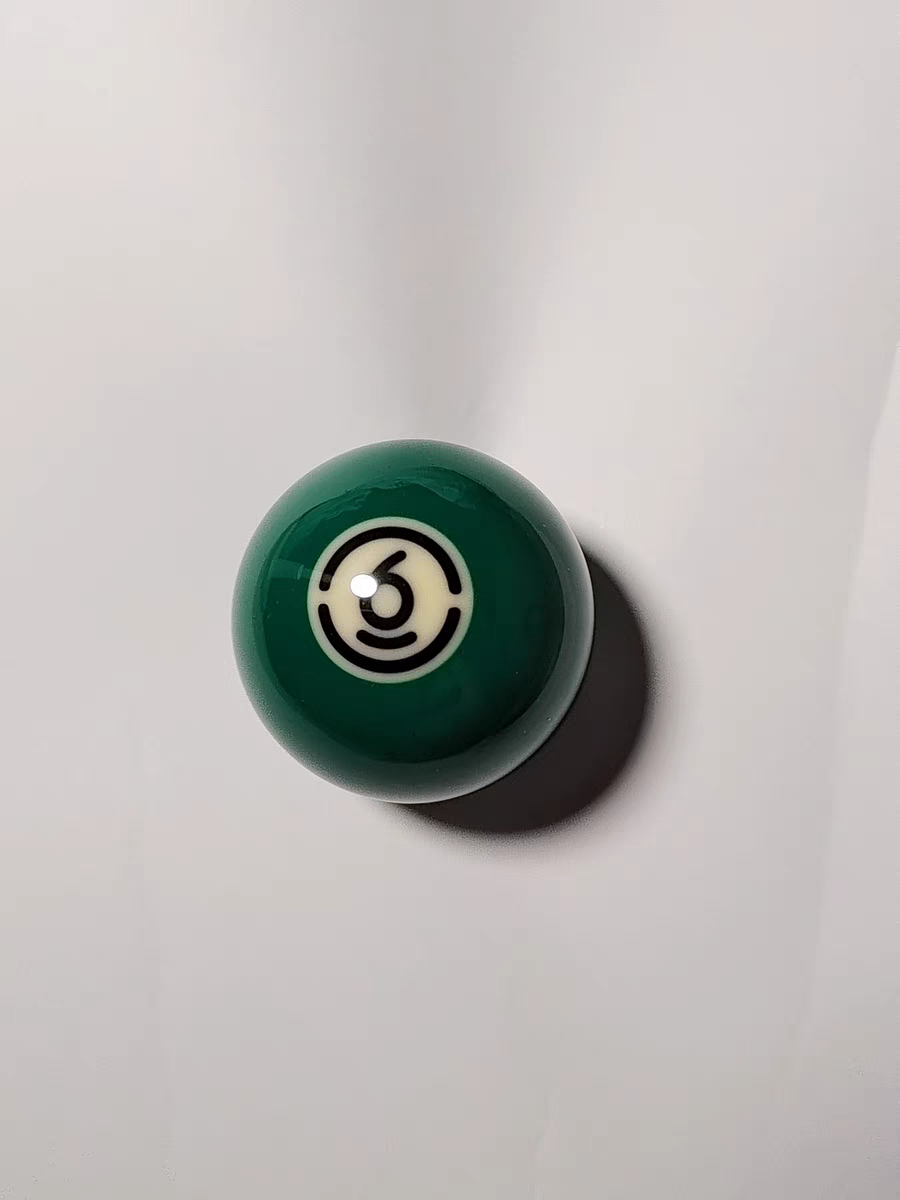 No. 6 large green crystal ball